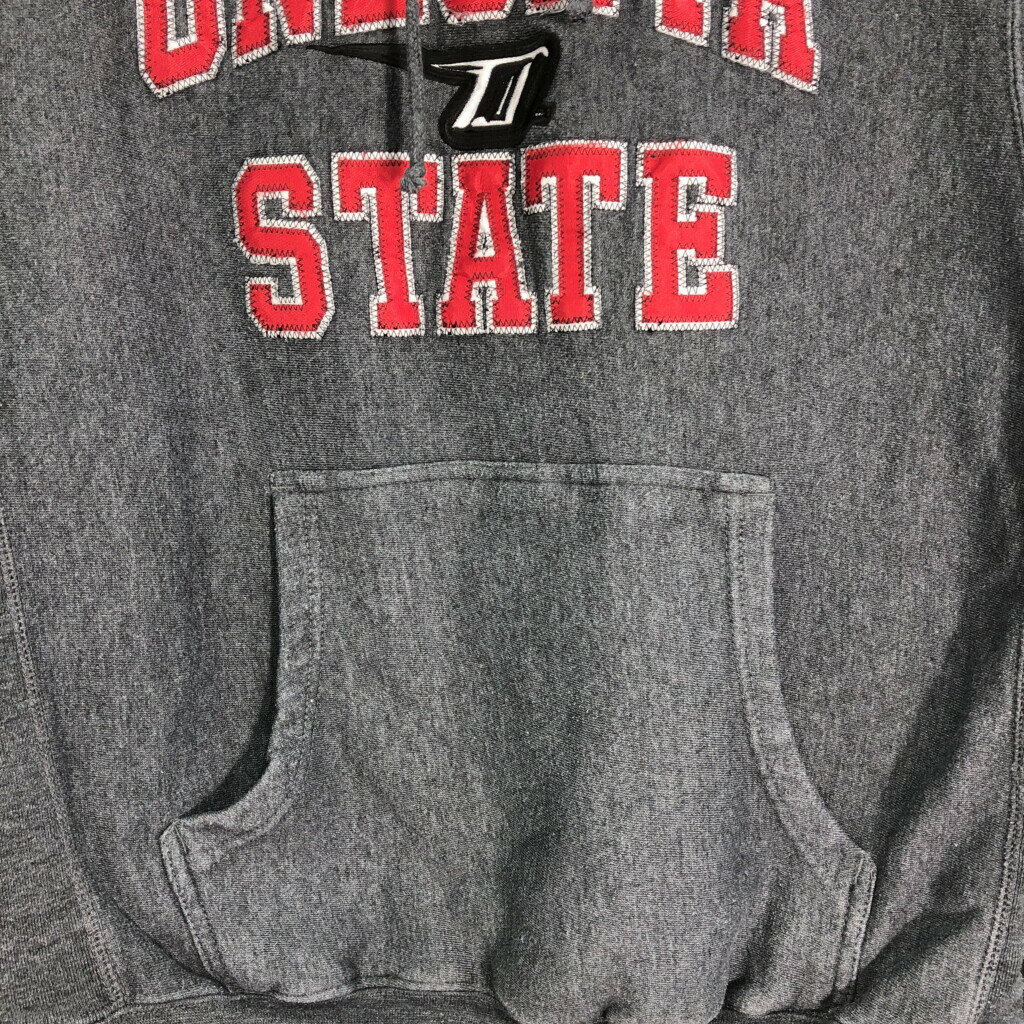 PRO-WEAVE スウェット パーカー カレッジ グレー (メンズ L相当) 中古 古着 R9097