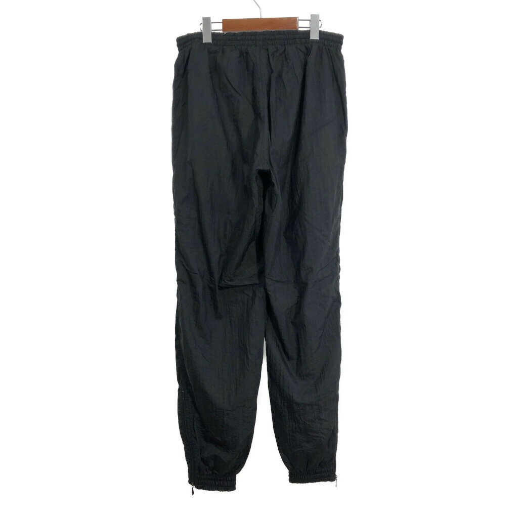 90年代 PUMA プーマ ナイロン トラックパンツ スポーツ ワンポイントロゴ ブラック (メンズ L) 中古 古着 R9278