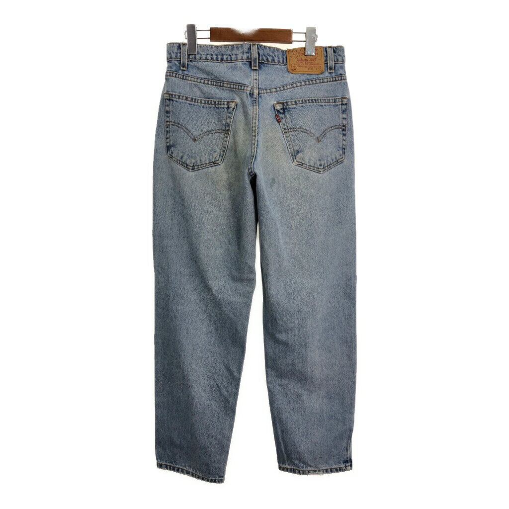 90年代 Levi's リーバイス 550 デニムパンツ ライトブルー (メンズ W32 L30) 中古 古着 R9343