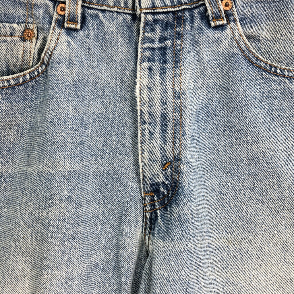90年代 Levi's リーバイス 550 デニムパンツ ライトブルー (メンズ W32 L30) 中古 古着 R9343