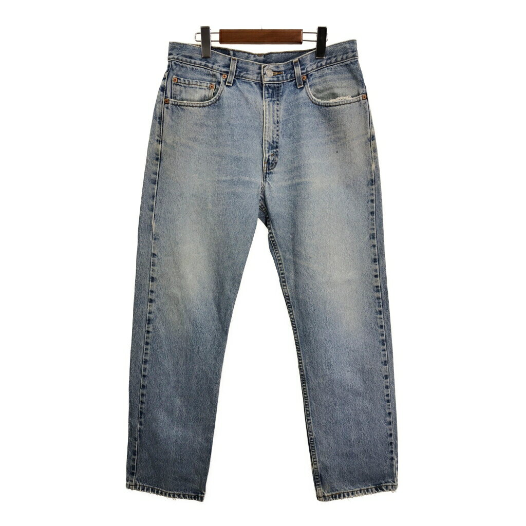 00年代 Levi's リーバイス 505 デニムパンツ ブルー (メンズ W34 L30) 中古 古着 R9348