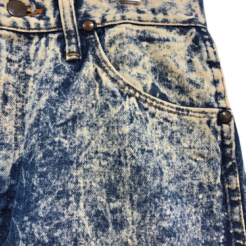 80年代 USA製 Wrangler ラングラー 13MWZHD デニムパンツ ライトブルー (メンズ W33 L36) 中古 古着 R9352