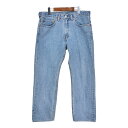 Levi's リーバイス 505 デニムパンツ ブルー (メンズ W34 L29) 中古 古着 R9361(4)