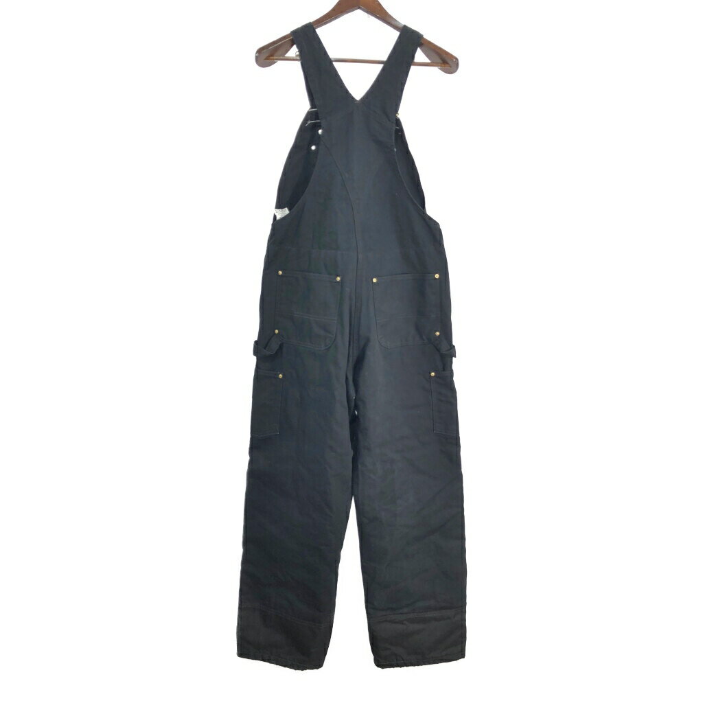 Carhartt カーハート オーバーオール ブラック(メンズ) 中古 古着 R9497