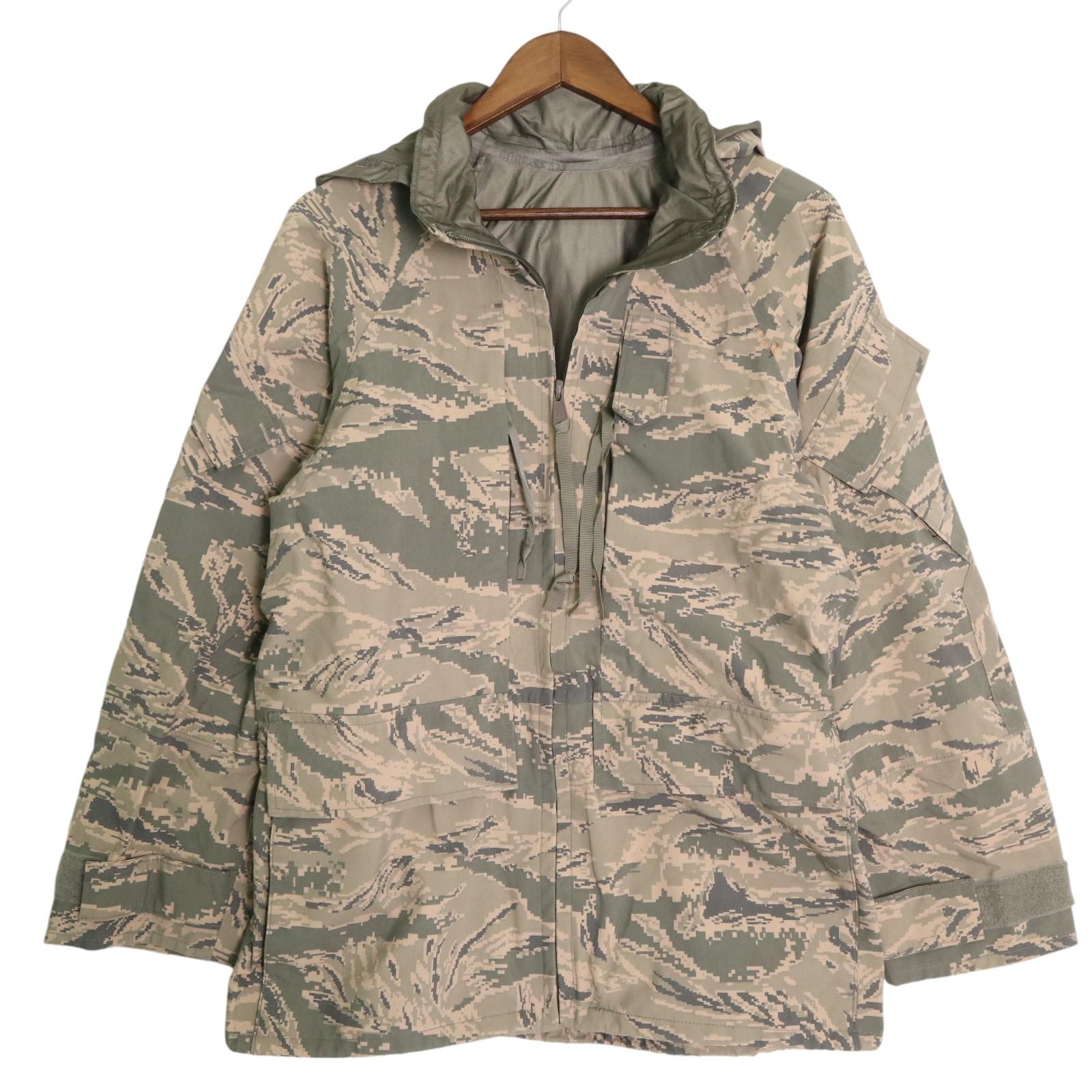 樂天商城 - 米軍実物 U.S.AIRFORCE APECS GORETEXパーカージャケット ミリタリー ABUカモ (メンズ SMALL SHORT) 中古 古着 A1507