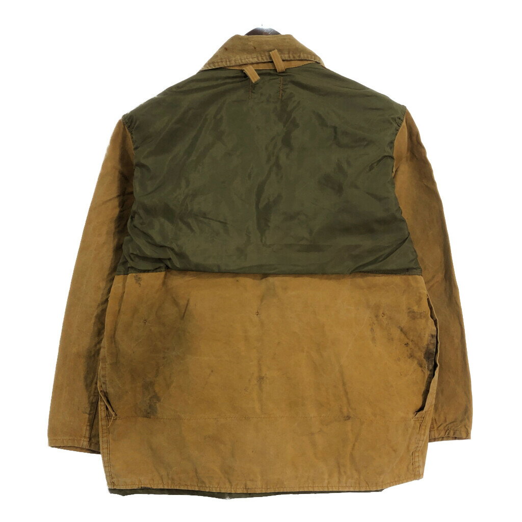 70年代 STREAM-FIELD ハンティングジャケット アウトドア ヴィンテージ ブラウン (メンズ L相当) 中古 古着 R9585