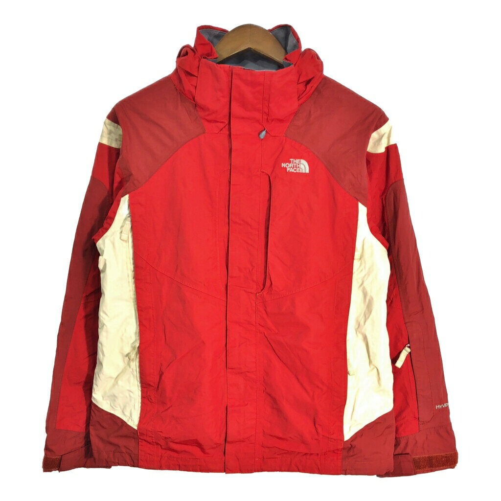 THE NORTH FACE ノースフェイス HYVENT マウンテンパーカー アウトドア レッド (レディース M) 中古 古着 R9653