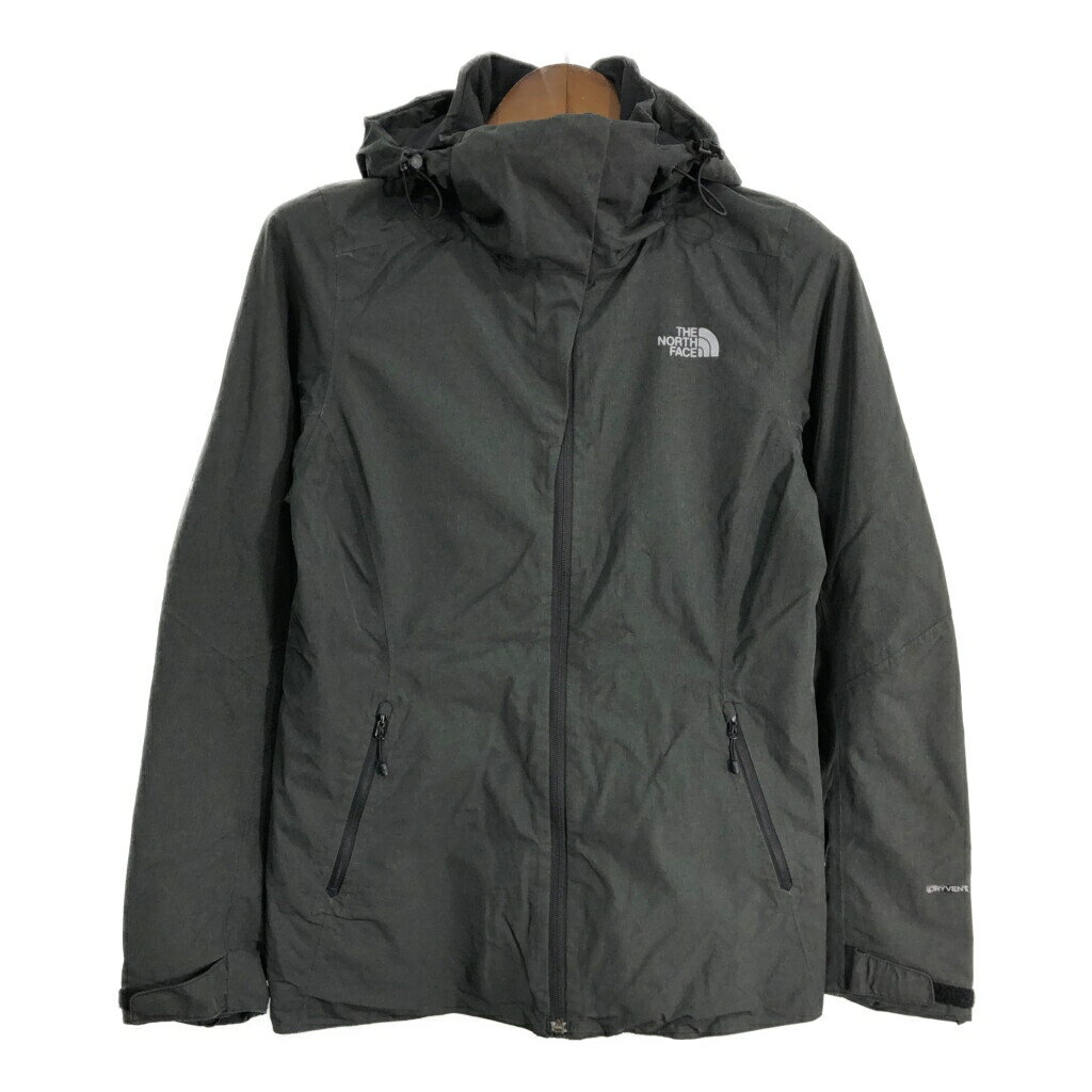 THE NORTH FACE ノースフェイス DRYVENT マウンテンパーカー アウトドア ブラック (レディース) 中古 古着 R9694