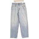 90年代 USA製 Levi's リーバイス 555 デニムパンツ ブルー (メンズ W32 L30) 中古 古着 A1520(4)