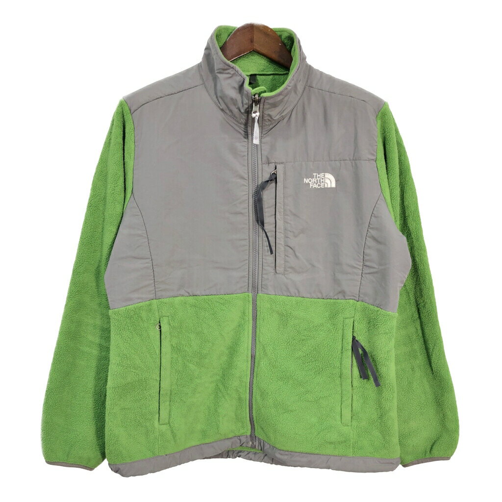 THE NORTH FACE ノースフェイス Denali デナリ フリースジャケット アウトドア ライトグリーン (レディース XL) 中古 古着 R9767