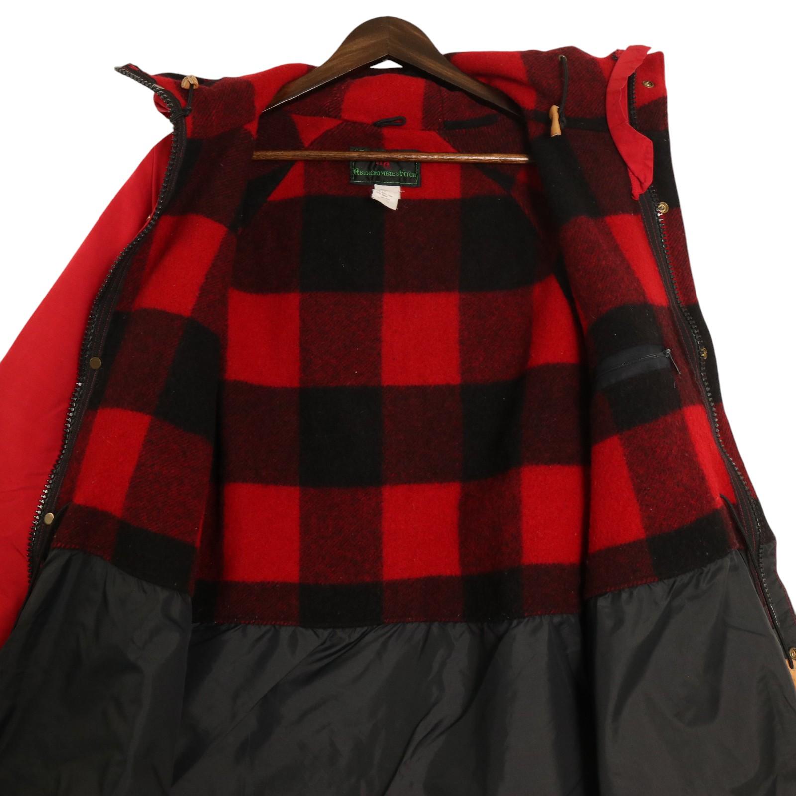 80年代 Abercrombie & Fitch アバクロンビーアンドフィッチ ナイロン マウンテンパーカー アウトドア (メンズ M相当) 中古 古着 A1615