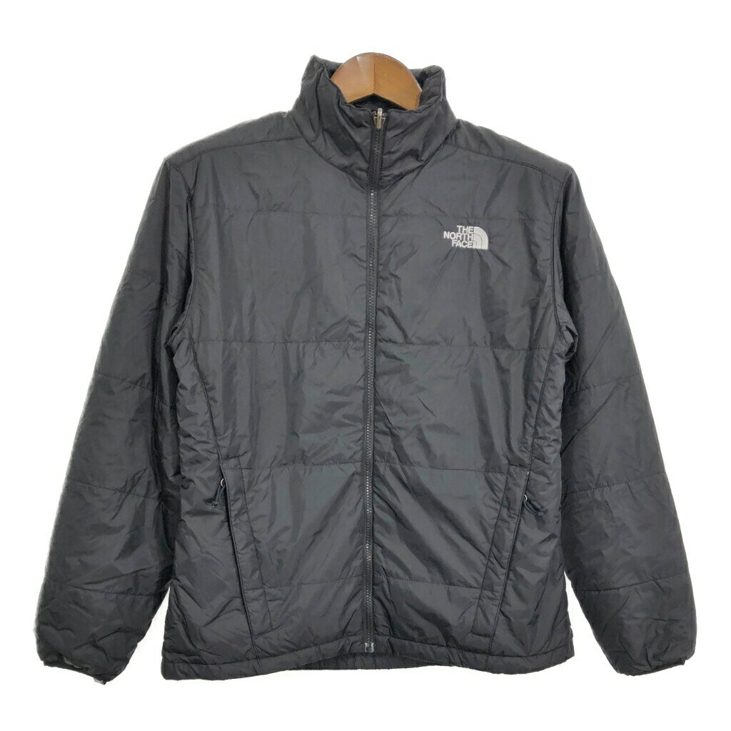 THE NORTH FACE ノースフェイス 中綿 ナイロン ジャケット アウトドア ブラック (レディース L) 中古 古着 R9903