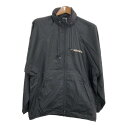 80年代 adidas アディダス ナイロンジャケット スポーツ ブラック (メンズ M) 中古 古着 R9920