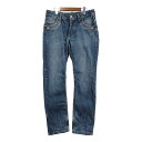 イタリア製 DOLCE&GABBANA ドルチェアンドガッバーナ デニムパンツ ブルー (メンズ W33 L32相当) 中古 古着 S0106
