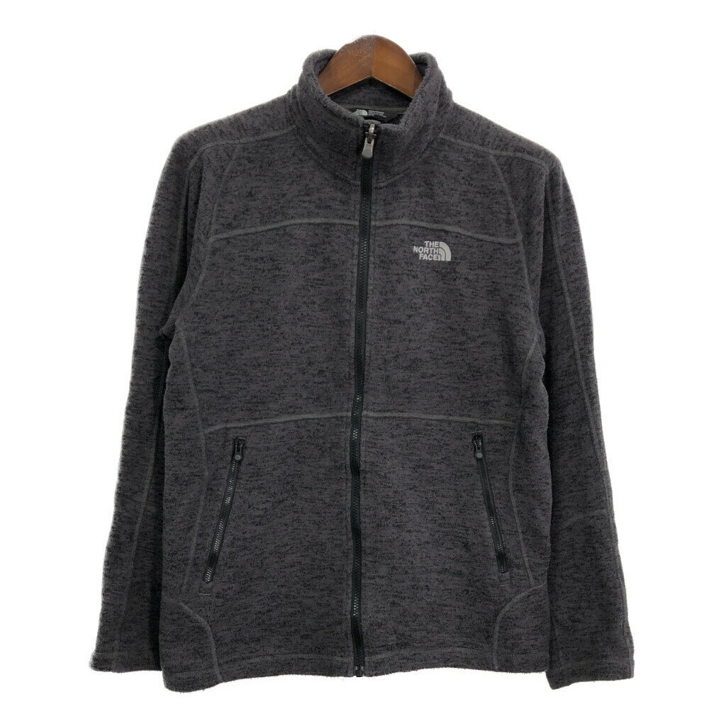 THE NORTH FACE ノースフェイス フリースジャケット アウトドア グレー (メンズ M) 中古 古着 S0370