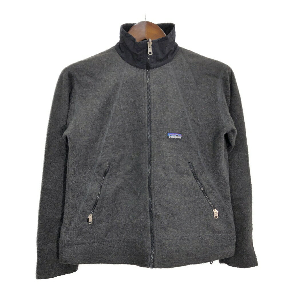 00年代 patagonia パタゴニア SYNCHILLA シンチラ フリースジャケット アウトドア グレー (レディース S) 中古 古着 S0411