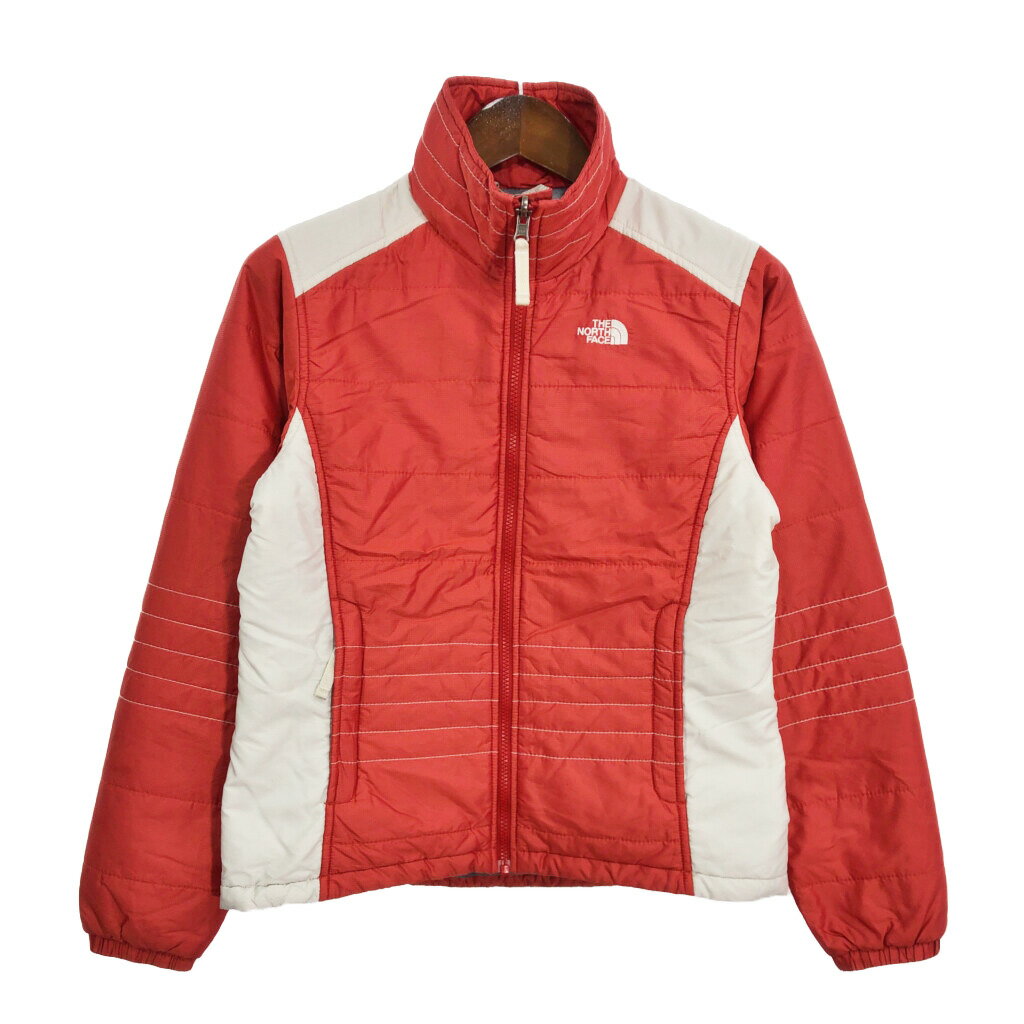 THE NORTH FACE ノースフェイス 中綿 ナイロン ジャケット アウトドア レッド (レディース M) 中古 古着 S0449