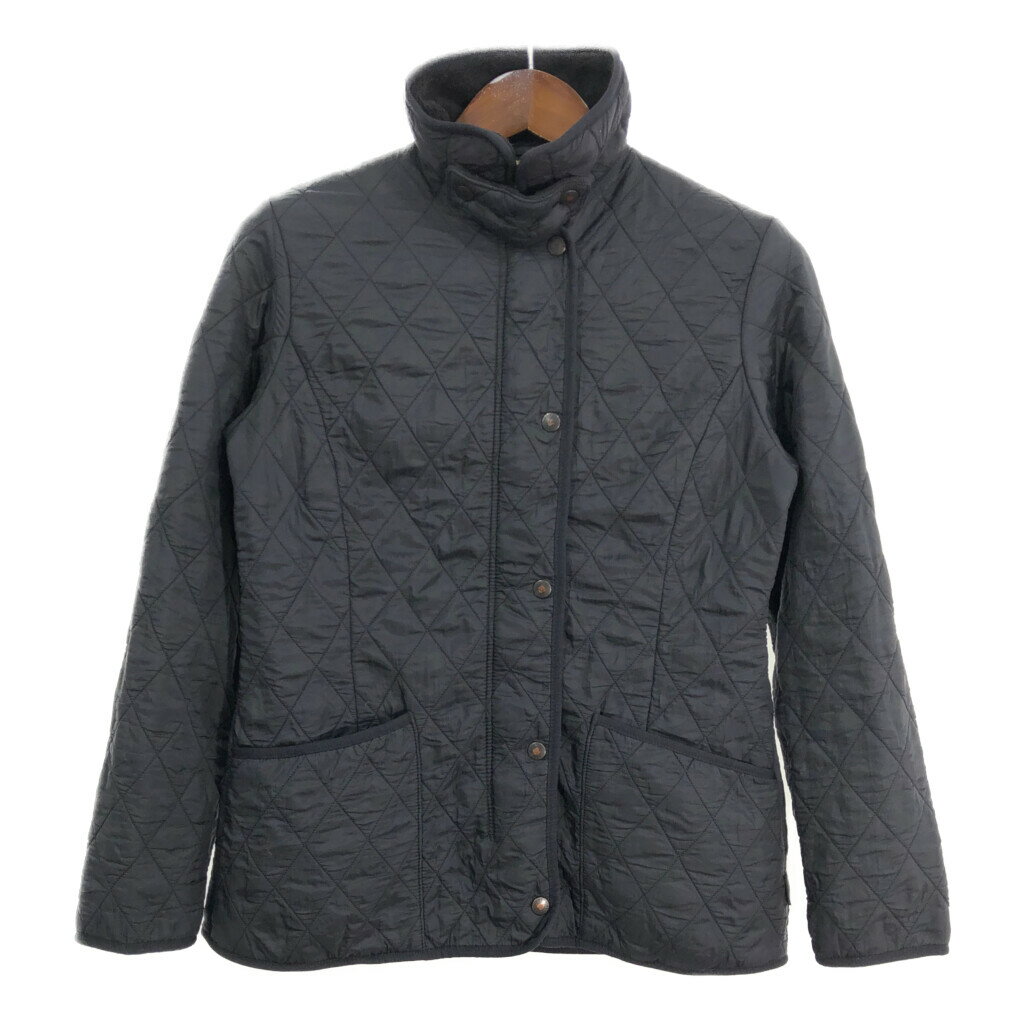 Barbour バブアー Polar Quilts ポーラーキルト キルティングジャケット ブラック (レディース 10) 中古 古着 S0450