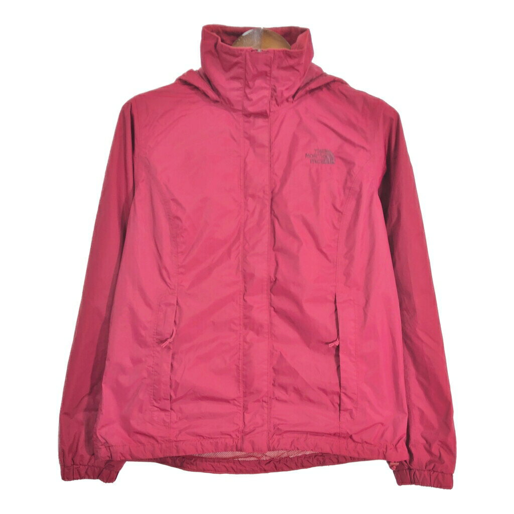THE NORTH FACE ノースフェイス DRYVENT マウンテンパーカー アウトドア レッド (レディース M) 中古 古着 S0481