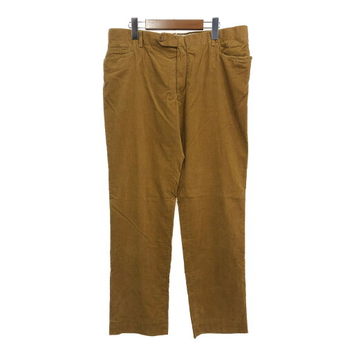 90年代 イタリア製 Polo by Ralph Lauren ポロ ラルフローレン コーデュロイパンツ ブラウン (メンズ W36 L34) 中古 古着 S0642 90年代 イタリア製 Polo by Ralph Lauren ポロ ラルフローレン コーデュロイパンツ ブラウン (メンズ W36 L34) 中古 古着 S0642