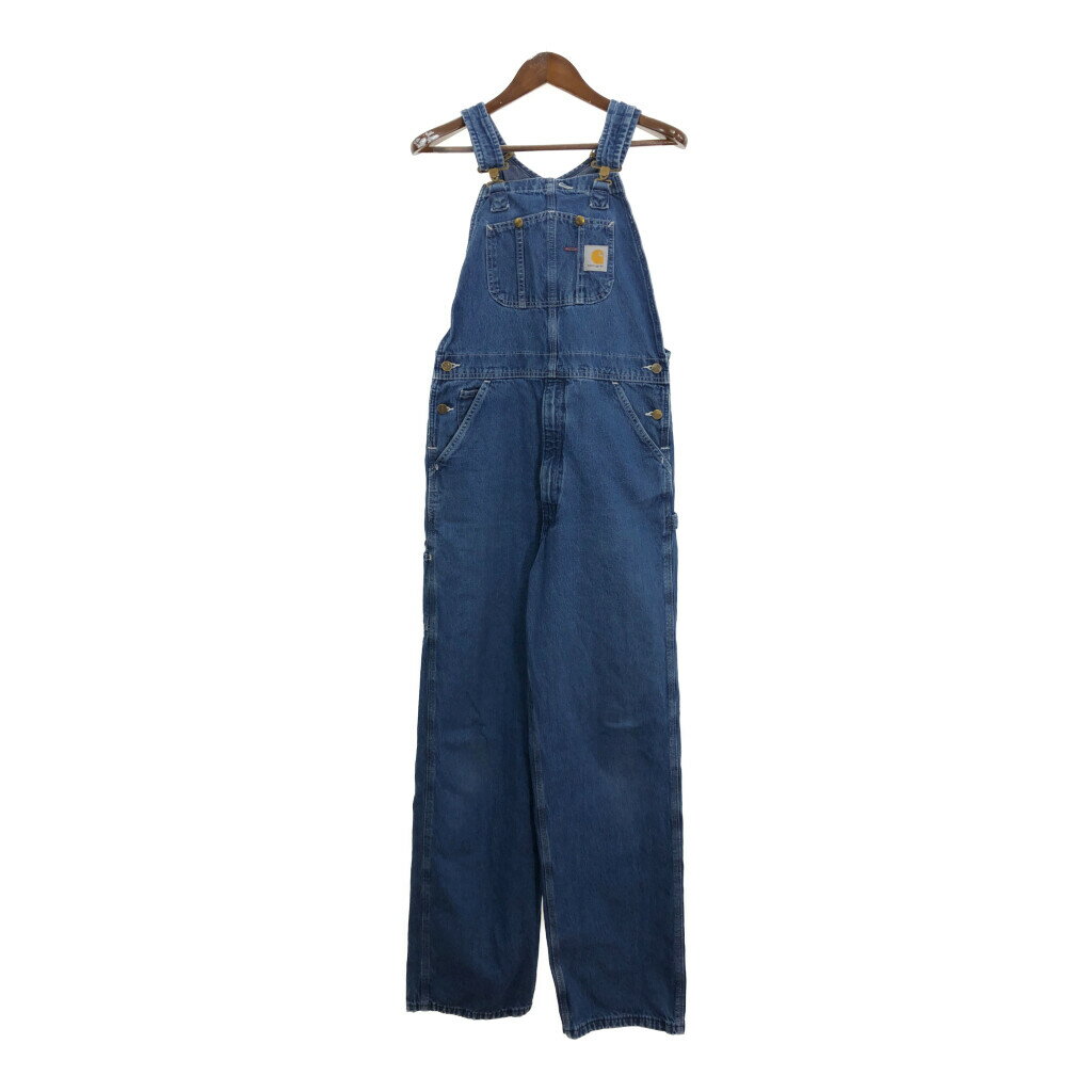 Carhartt カーハート ビブ オーバーオール オーバーオール ブルー(メンズ) 中古 古着 S0916