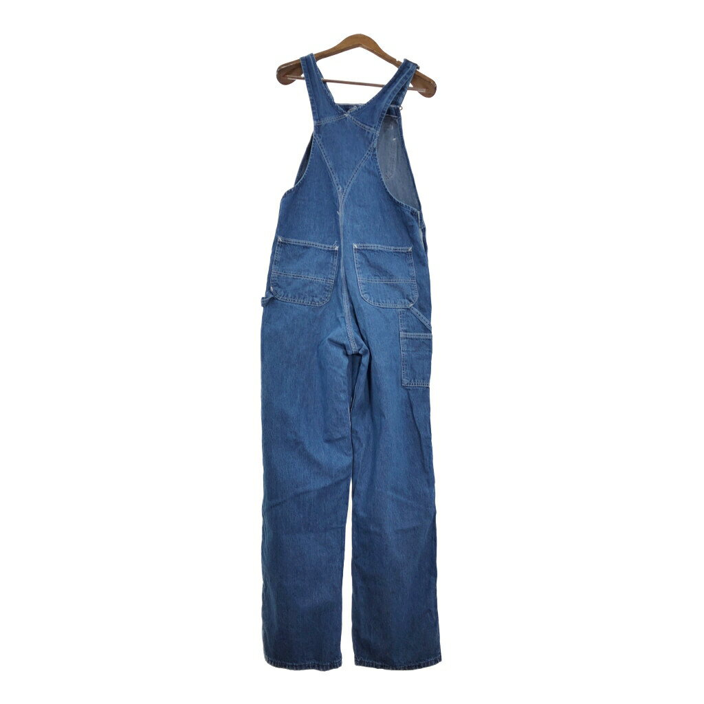 Carhartt カーハート デニム オーバーオール ブルー (メンズ W32 L34) 中古 古着 S0921