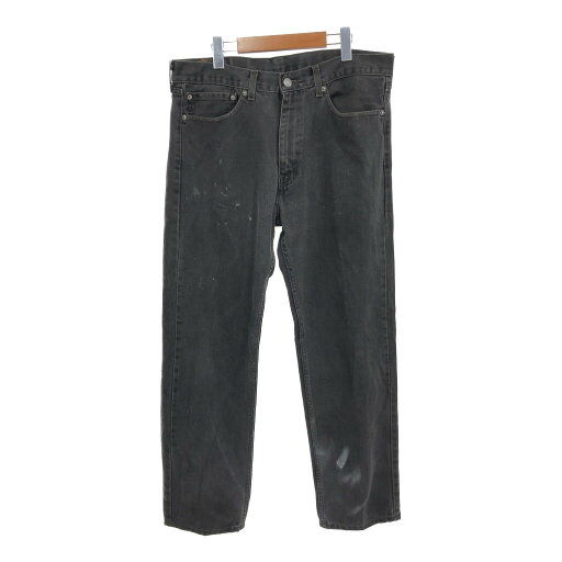 Levi's リーバイス 505 デニムパンツ ブラック (メンズ W36 L32) 中古 古着 S1267 Levi's リーバイス 505 デニムパンツ ブラック (メンズ W36 L32) 中古 古着 S1267