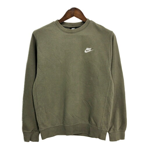 NIKE ナイキ スウェット スポーツ ワンポイントロゴ オリーブ (メンズ S) 中古 古着 S1742 NIKE ナイキ スウェット スポーツ ワンポイントロゴ オリーブ (メンズ S) 中古 古着 S1742