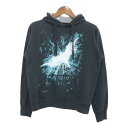DC COMIC ディーシーコミック BATMAN バットマン スウェット パーカー ムービーT キャラクター ブラック (メンズ M相当) 中古 古着 S17...