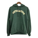 Champion チャンピオン スウェット パーカー カレッジ グリーン (メンズ L) 中古 古着 S1891