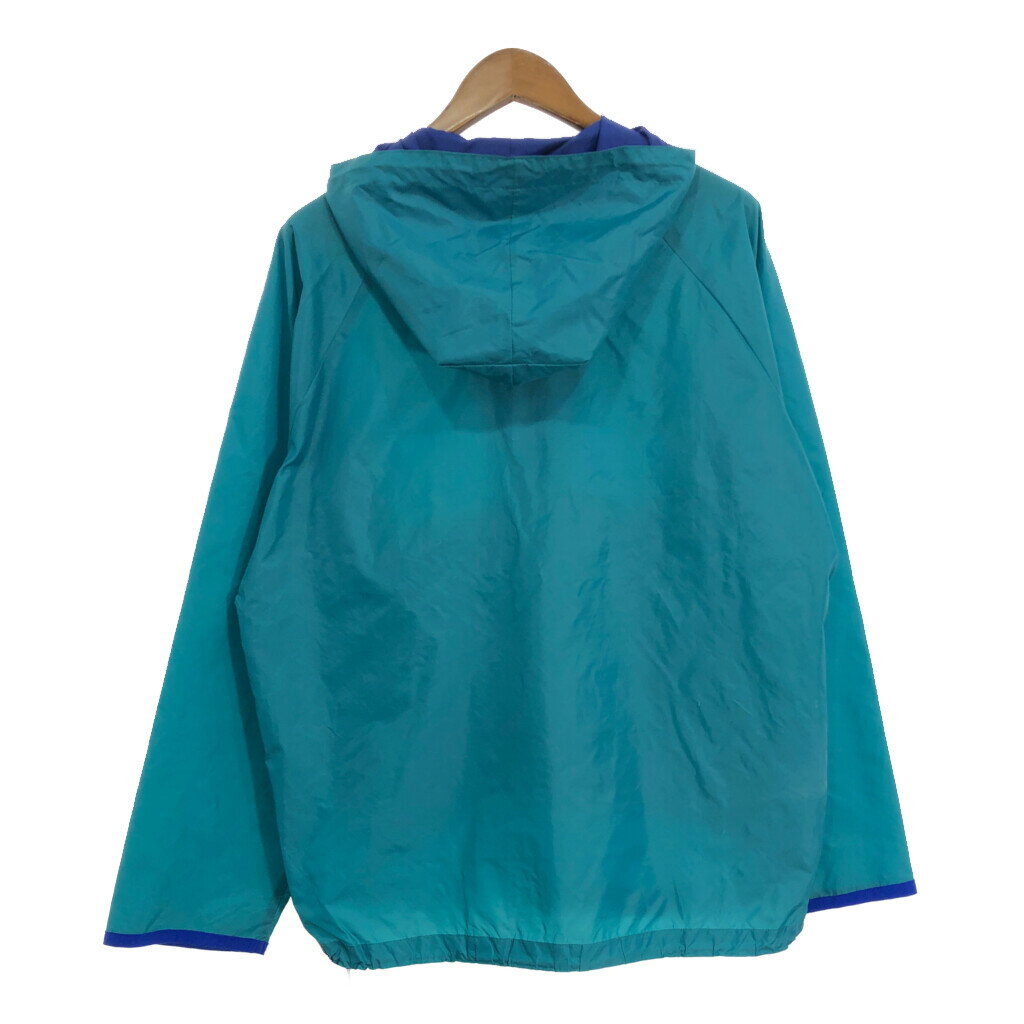 90年代 SIERRA DESIGNS シエラ デザイン アノラックパーカー マウンテンパーカー アウトドア ターコイズブルー(メンズ L) 中古 古着 S1948