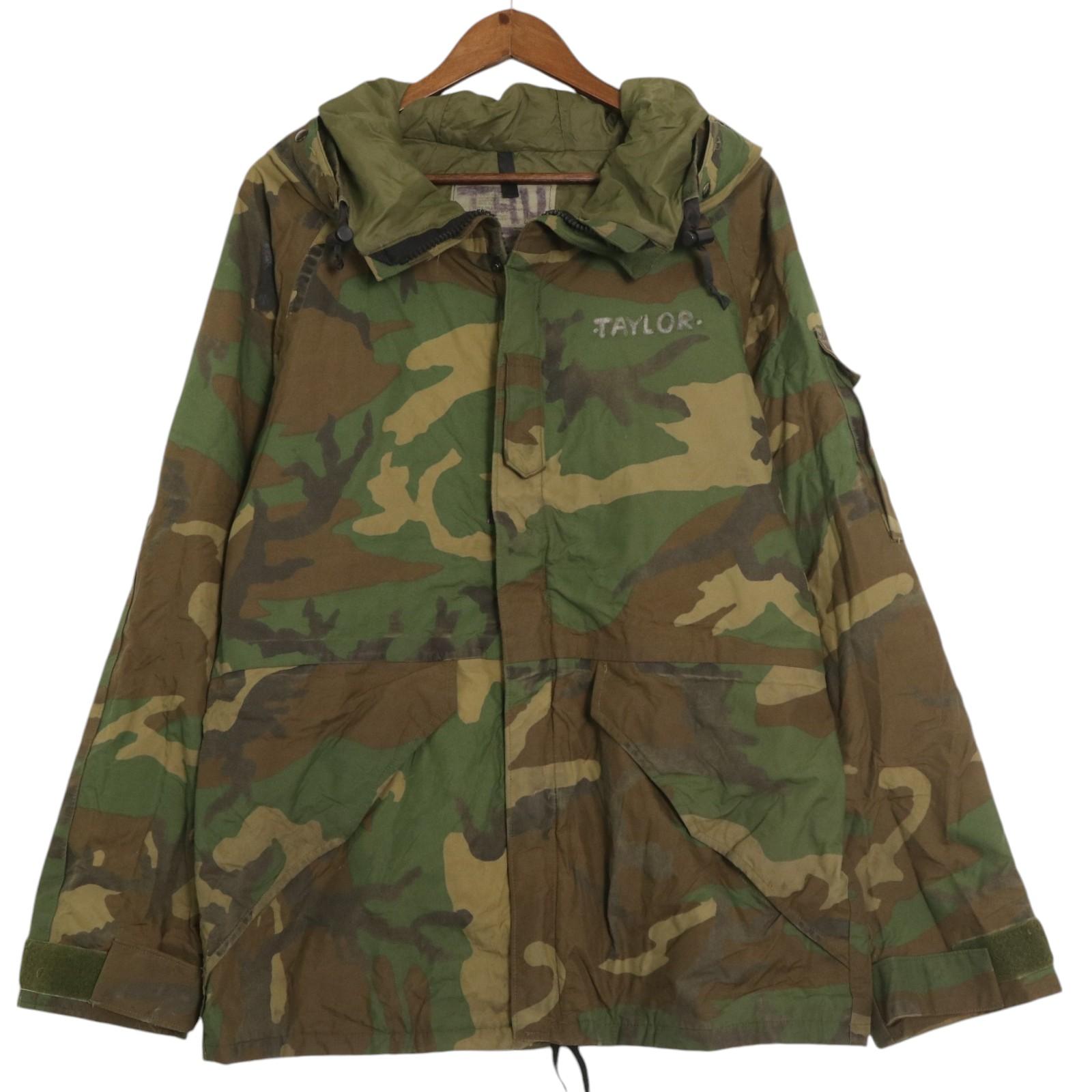 Rakuten - 90年代 米軍実物 U.S.ARMY ECWCS GEN1 GORE-TEX パーカージャケット ミリタリー ウッドランドカモ(メンズ SMALL REGULAR) 中古 古着 A2010