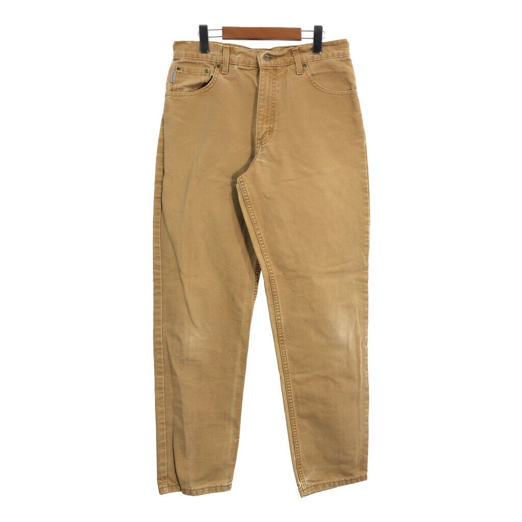Carhartt カーハート パンツ ワーク ライトブラウン(メンズ W33 L31相当) 中古 古着 S2115