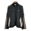 adidas アディダス トラックジャケット スポーツ ブラック (メンズ L) 中古 古着 S2203
