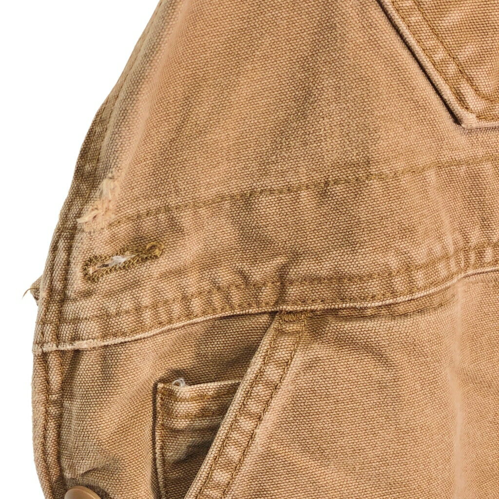 Carhartt カーハート オーバーオール ブラウン (メンズ W42 L30) 中古 古着 S2223