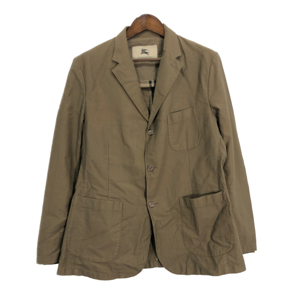 BURBERRY バーバリー コーデュロイ テーラードジャケット ブラウン (メンズ 54) 中古 古着 S2265