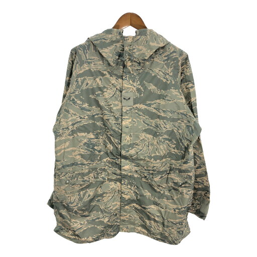 米軍実物 U.S.AIRFORCE レインパーカー ミリタリー ABUカモ (メンズ SMALL) 中古 古着 S2310 米軍実物 U.S.AIRFORCE レインパーカー ミリタリー ABUカモ (メンズ SMALL) 中古 古着 S2310