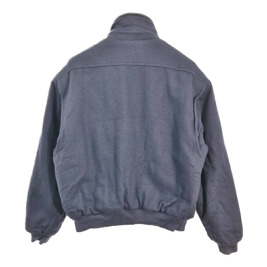 90年代 MEMBERS ONLY 中綿 ウールジャケット ネイビー (メンズ 46) 中古 古着 S2327