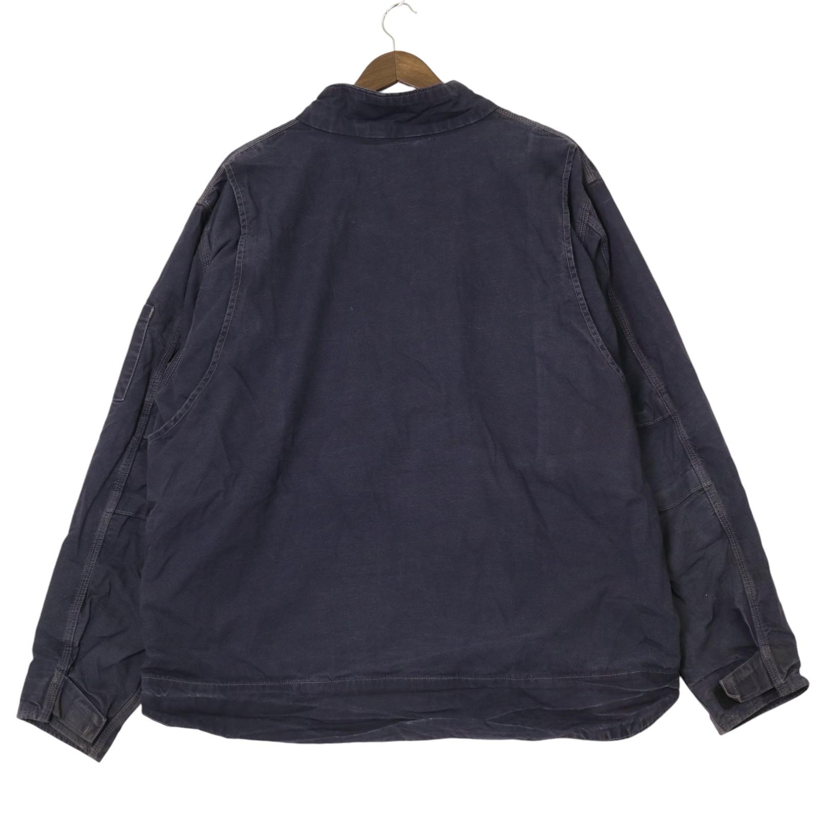 Carhartt カーハート ワークジャケット ネイビー (メンズ XL) 中古 古着 A2196