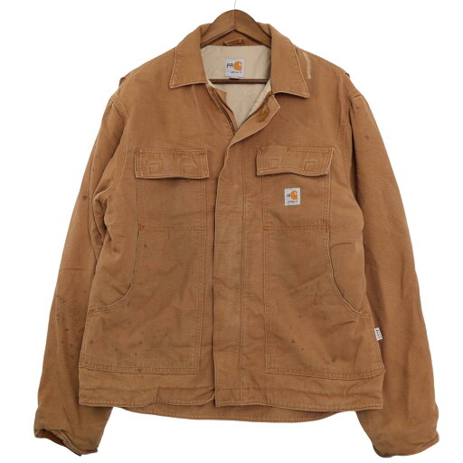 Carhartt FR カーハート トラディショナルジャケット ワーク ライトブラウン (メンズ M) 中古 古着 A2306 Carhartt FR カーハート トラディショナルジャケット ワーク ライトブラウン (メンズ M) 中古 古着 A2306