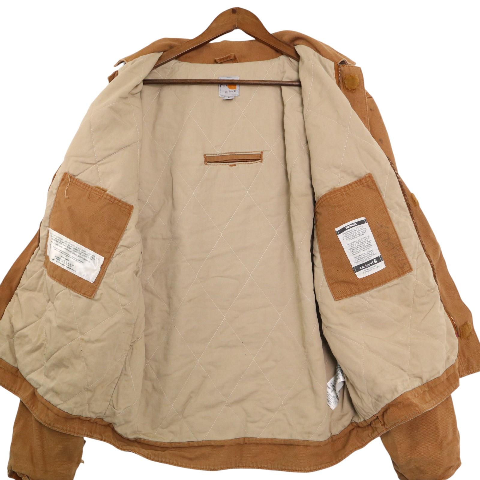Carhartt FR カーハート トラディショナルジャケット ワーク ライトブラウン (メンズ M) 中古 古着 A2306