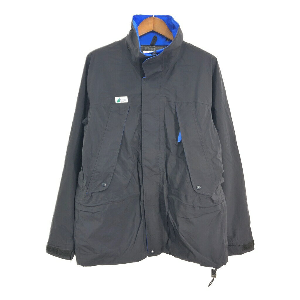 90年代 カナダ製 MOUNTAIN EQUIPMENT マウンテン エキップメント マウンテンパーカー GORE-TEX アウトドア ブラック L 中古 古着 S2950