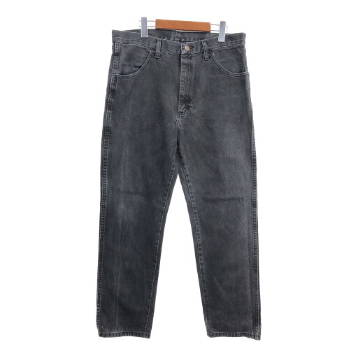 Wrangler ラングラー デニムパンツ ブラック (メンズ W35 L32) 中古 古着 S3147 Wrangler ラングラー デニムパンツ ブラック (メンズ W35 L32) 中古 古着 S3147