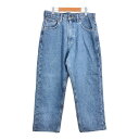 Carhartt カーハート デニムパンツ ワーク ブルー (メンズ W33 L30) 中古 古着 S3222(4)