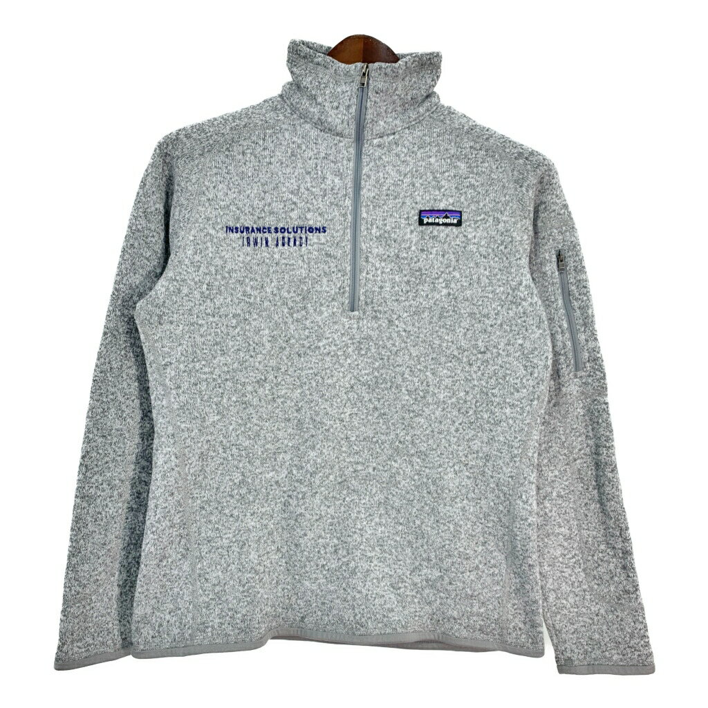 patagonia パタゴニア ベターセーター フリースジャケット アウトドア 企業ロゴ グレー (レディース L) 中古 古着 S3371