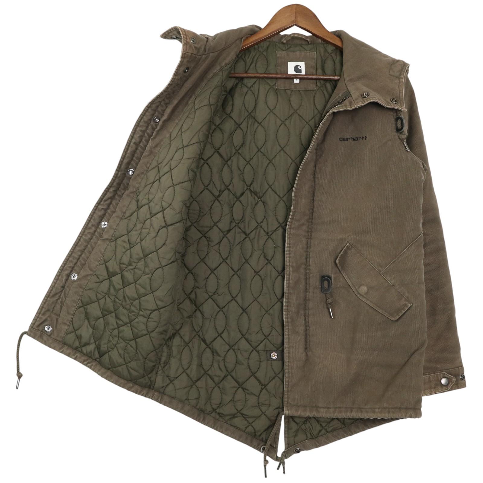 Carhartt WIP カーハート ダブリューアイピー CLUSH PARKA ブラウン (レディース S) 中古 古着 A2415