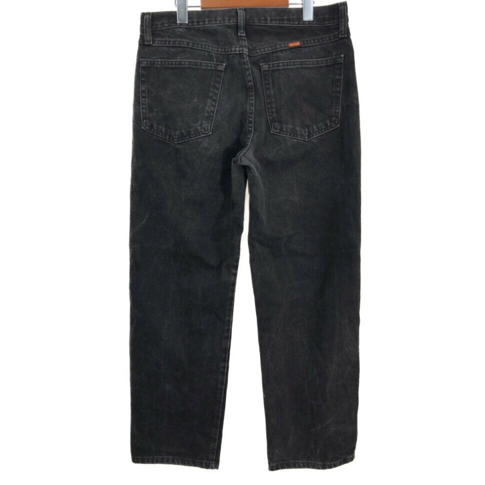 RUSTLER ラスラー デニムパンツ ブラック (メンズ W33 L30) 中古 古着 S3570