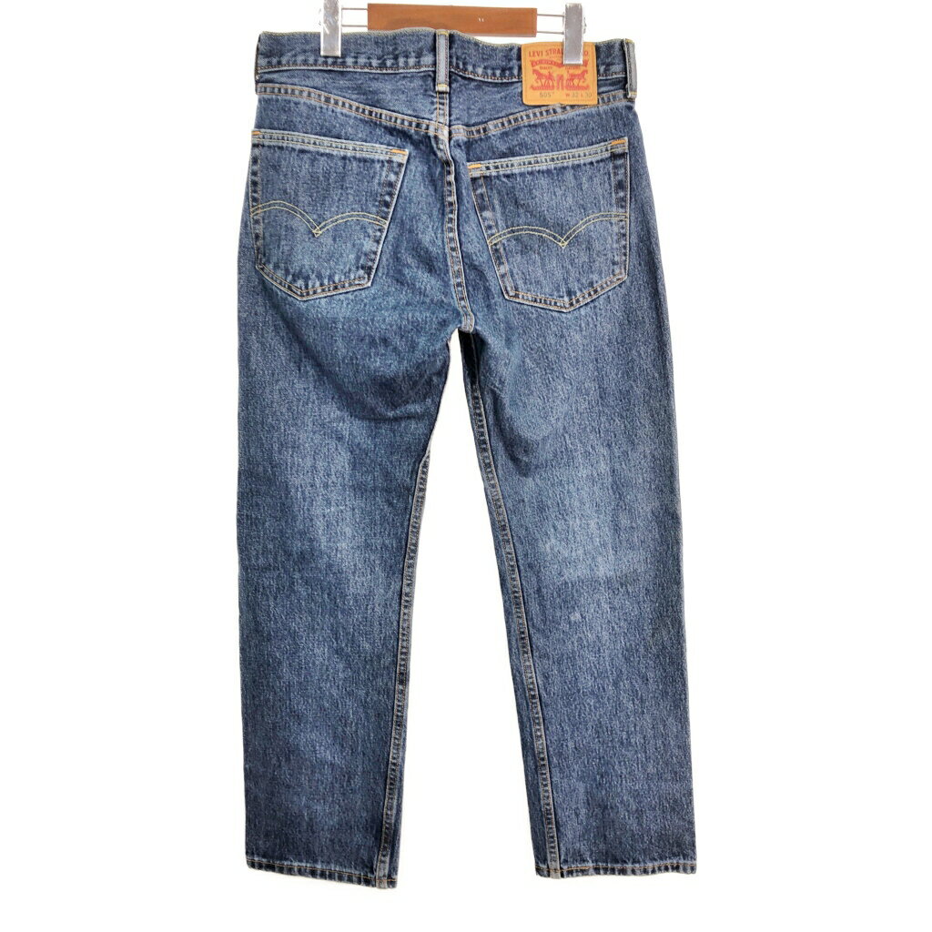 Levi's リーバイス 505 デニムパンツ ブルー (メンズ W32 L30) 中古 古着 S3654
