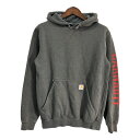 Carhartt カーハート パーカー グレー (メンズ S) 中古 古着 S3689