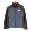 THE NORTH FACE ノースフェイス フリースジャケット アウトドア バイカラー ブルー (メンズ S) 中古 古着 S3754(4)
